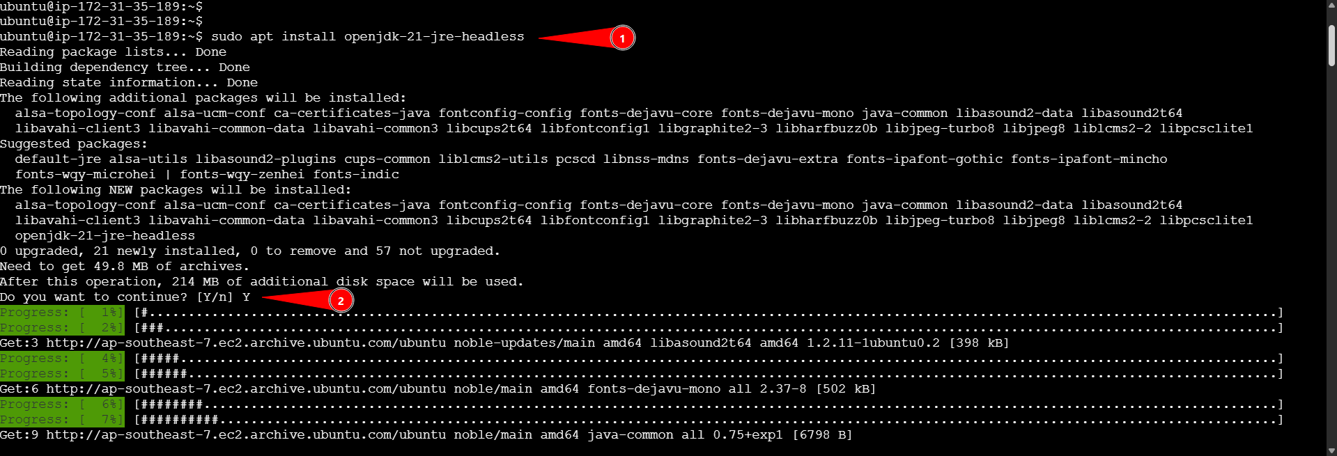 Installing OpenJDK on AWS