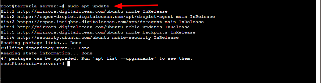 Updating software packages