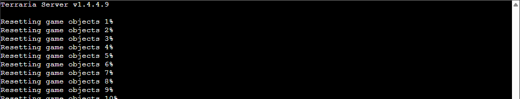 Terraria Server starting