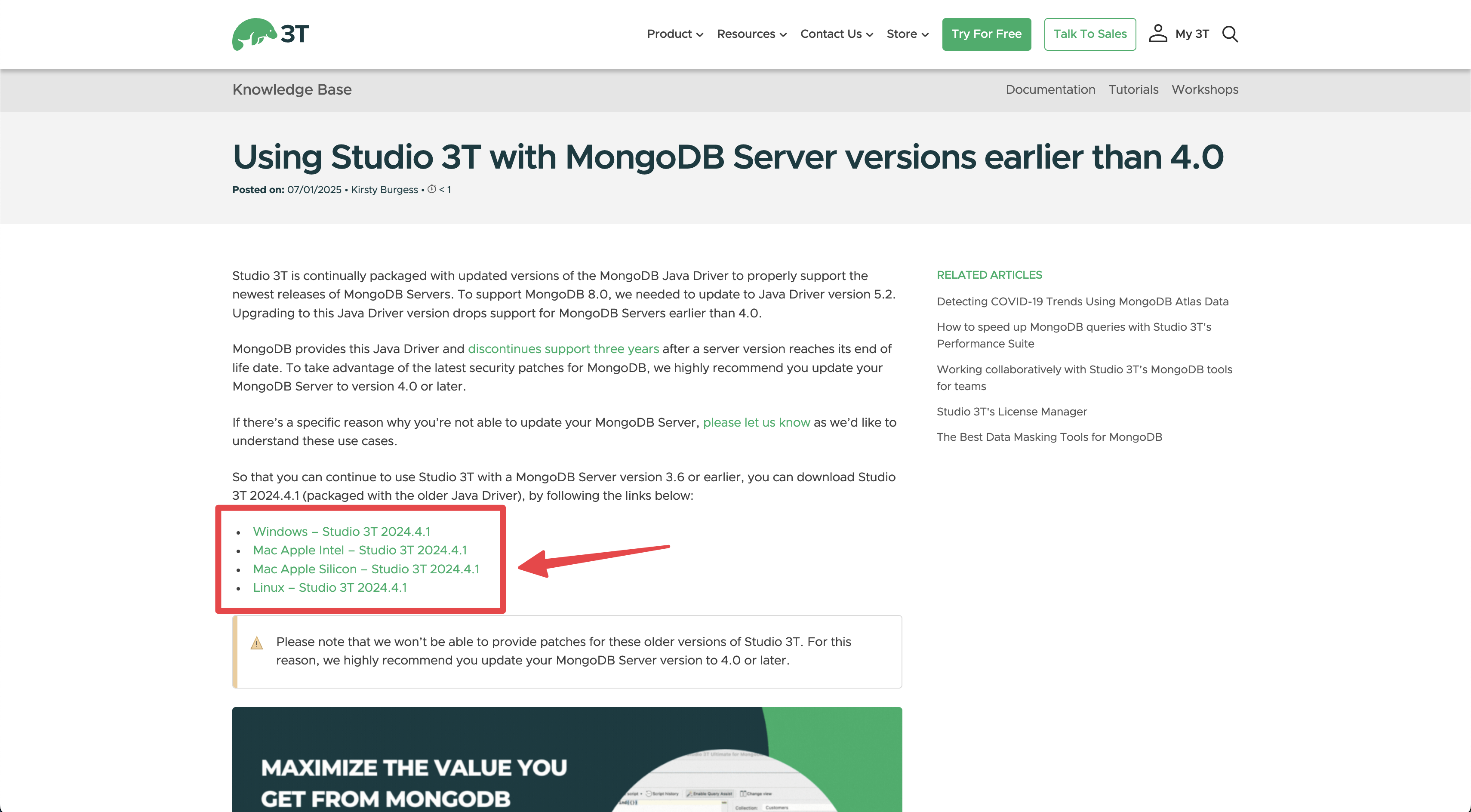 Download Studio 3T